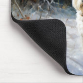 West Highland White Terrier lassen es Weihnachten Mousepad (Ecke)