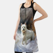 West Highland White Terrier lassen es Weihnachten  Schürze (InSitu)