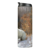 West Highland White Terrier lassen es Weihnachten  Thermosbecher (Nach rechts gedreht)