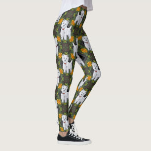 West Highland White Terrier Leggings auf Deutsch