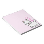 West Highland White Terrier Liebe Notizblock (angewinkelt)