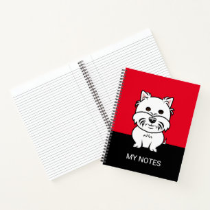 West Highland White Terrier Lover Notebook Notizblock