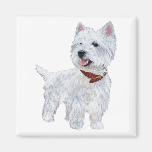 West Highland White Terrier Magnet (Vorne)