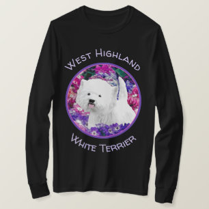 West Highland White Terrier Malerei Hund Art T-Shirt