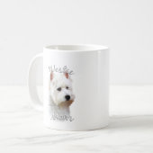 West Highland White Terrier Mama 2 Kaffeetasse (Vorderseite Links)