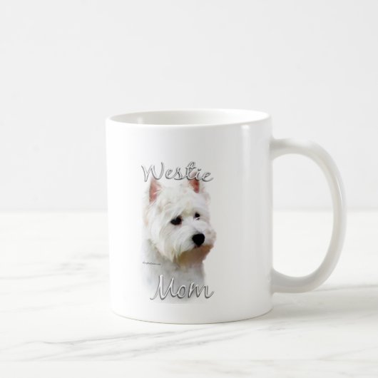 West Highland White Terrier Mama 2 Kaffeetasse (Rechts)