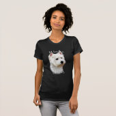 West Highland White Terrier Mama 2 T-Shirt (Vorne ganz)