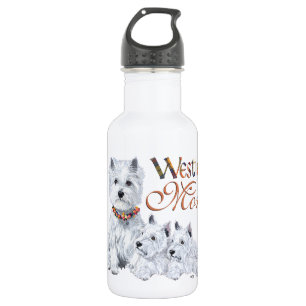 West Highland White Terrier MUTTER Edelstahlflasche