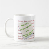 West Highland White Terrier Naughty oder Nice Kaffeetasse (Links)