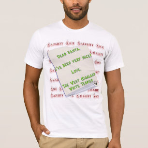 West Highland White Terrier Naughty oder Nice T-Shirt
