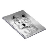 West Highland White Terrier Notizblock (Rechte Seite)