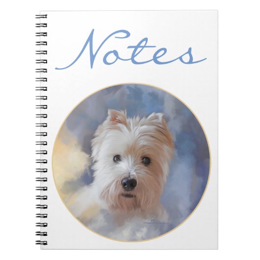 West Highland White Terrier Notizblock (Vorderseite)
