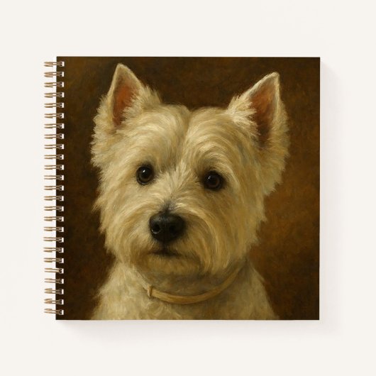 West Highland White Terrier Notizblock (Vorderseite)