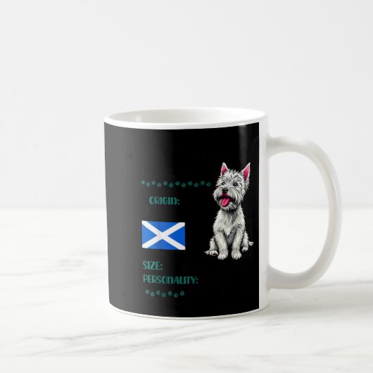 West Highland White Terrier Origin Funny Westie Do Kaffeetasse (Rechts)