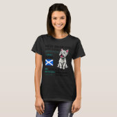 West Highland White Terrier Origin Funny Westie Do T-Shirt (Vorne ganz)