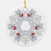 West Highland White Terrier Ornament (Hinten)