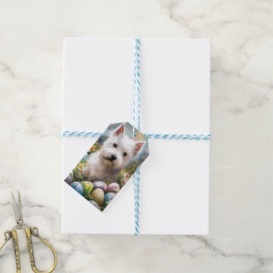 West Highland White Terrier Ostereier Feiertag Geschenkanhänger