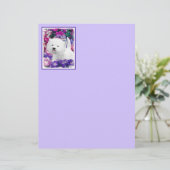 West Highland White Terrier Painting Dog Art (Stehend Vorderseite)