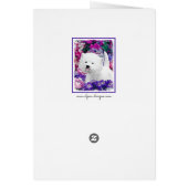 West Highland White Terrier Painting Dog Art (Hinten)