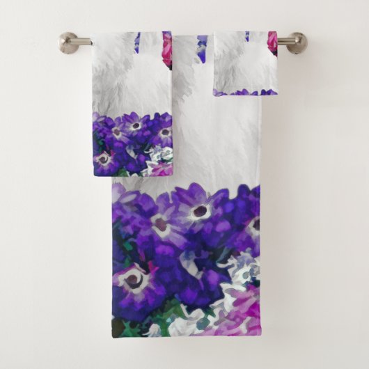 West Highland White Terrier Painting Dog Art Badhandtuch Set (Insitu)