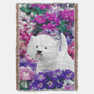 West Highland White Terrier Painting Dog Art Decke