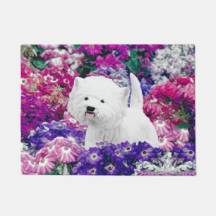 West Highland White Terrier Painting Dog Art Fußmatte