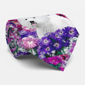 West Highland White Terrier Painting Dog Art Krawatte (Gerollt)