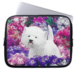 West Highland White Terrier Painting Dog Art Laptopschutzhülle