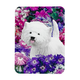 West Highland White Terrier Painting Dog Art Magnet