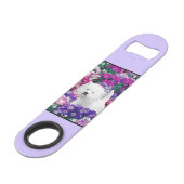 West Highland White Terrier Painting Dog Art Speed Flaschenöffner (Rückseite Schrägansicht)