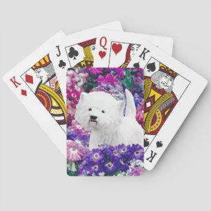 West Highland White Terrier Painting Dog Art Spielkarten