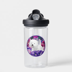 West Highland White Terrier Painting Dog Art Trinkflasche