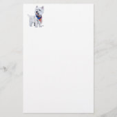 West Highland White Terrier Patriotic Briefpapier (Vorderseite)
