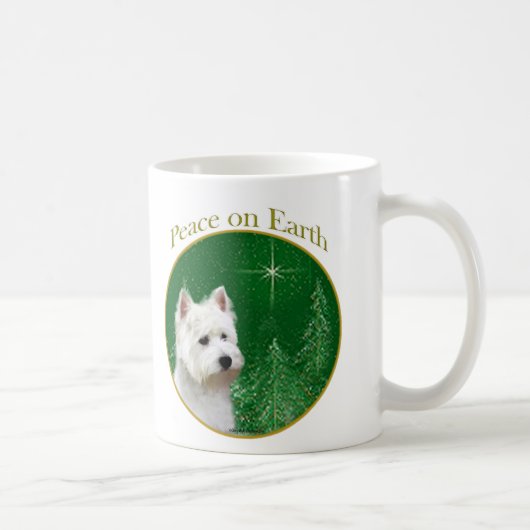 West Highland White Terrier Peace Kaffeetasse (Rechts)