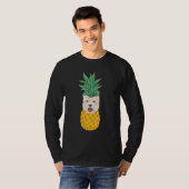 West Highland White Terrier Pineapple Dog T-Shirt (Vorne ganz)
