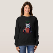 West Highland White Terrier Planter Gartenhund Sweatshirt (Vorne ganz)