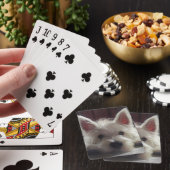 West Highland White Terrier Playing Cards Spielkarten (In Situ)