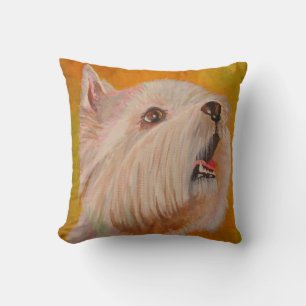 West Highland White Terrier Portrait Kissen