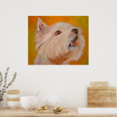 West Highland White Terrier Portrait Poster (Küche)