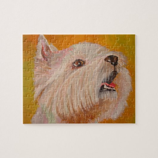 West Highland White Terrier Portrait Puzzle (Horizontal)