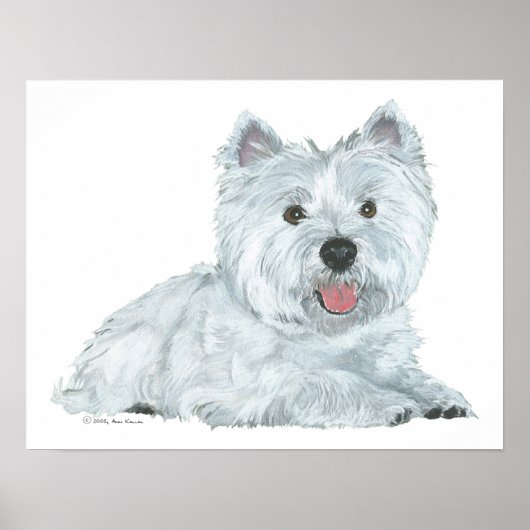 West Highland White Terrier Poster (Vorne)