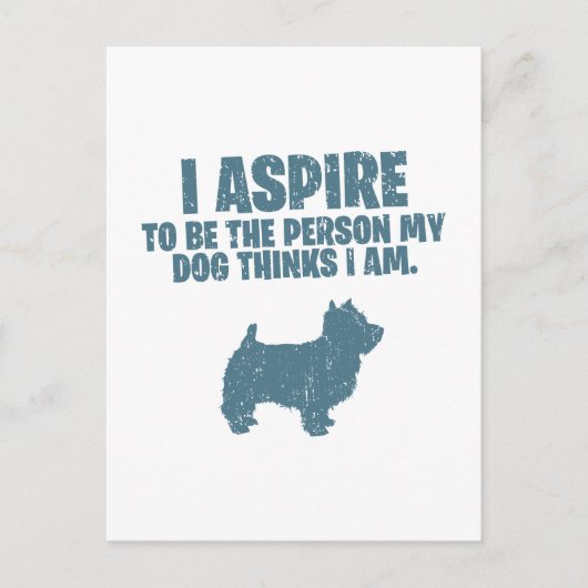 West Highland White Terrier Postkarte (Vorderseite)