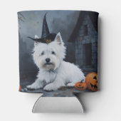 West Highland White Terrier Pumpkin Halloween Dosenkühler (Rückseite)