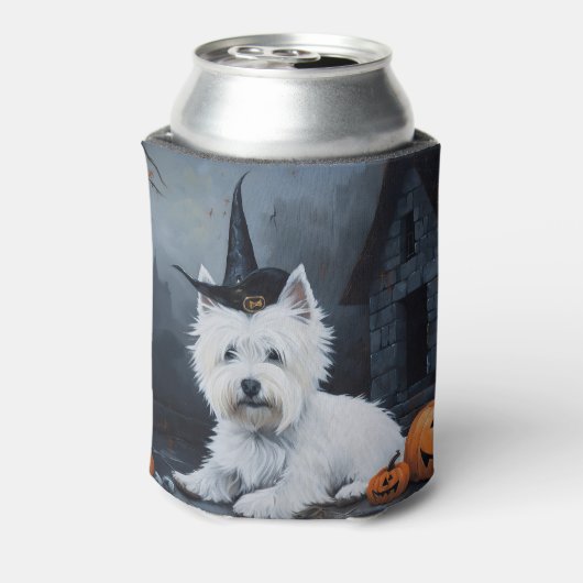 West Highland White Terrier Pumpkin Halloween Dosenkühler (Kanne Rückseite)
