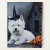 West Highland White Terrier Pumpkin Halloween Planer (Rückseite)