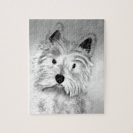 West Highland White Terrier Puzzle (Vertikal)