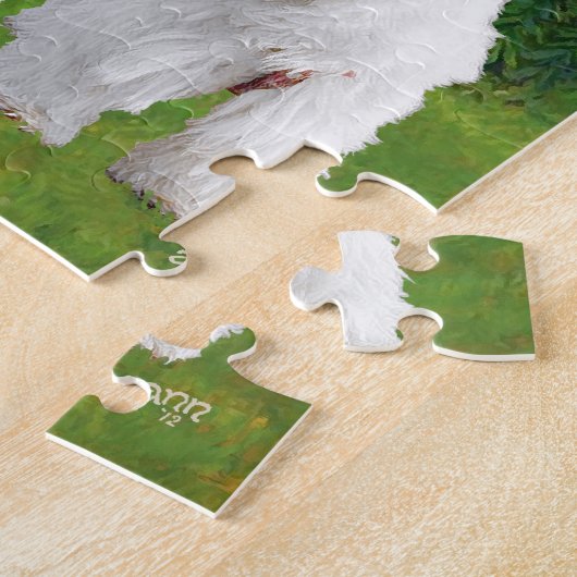 West Highland White Terrier Puzzle (Seite)