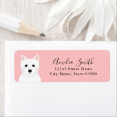 West Highland White Terrier Rücksendeadressen-Aufk (Insitu)