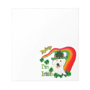 West Highland White Terrier St Pats Notizblock