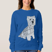 West Highland White Terrier Sweatshirt (Vorderseite)